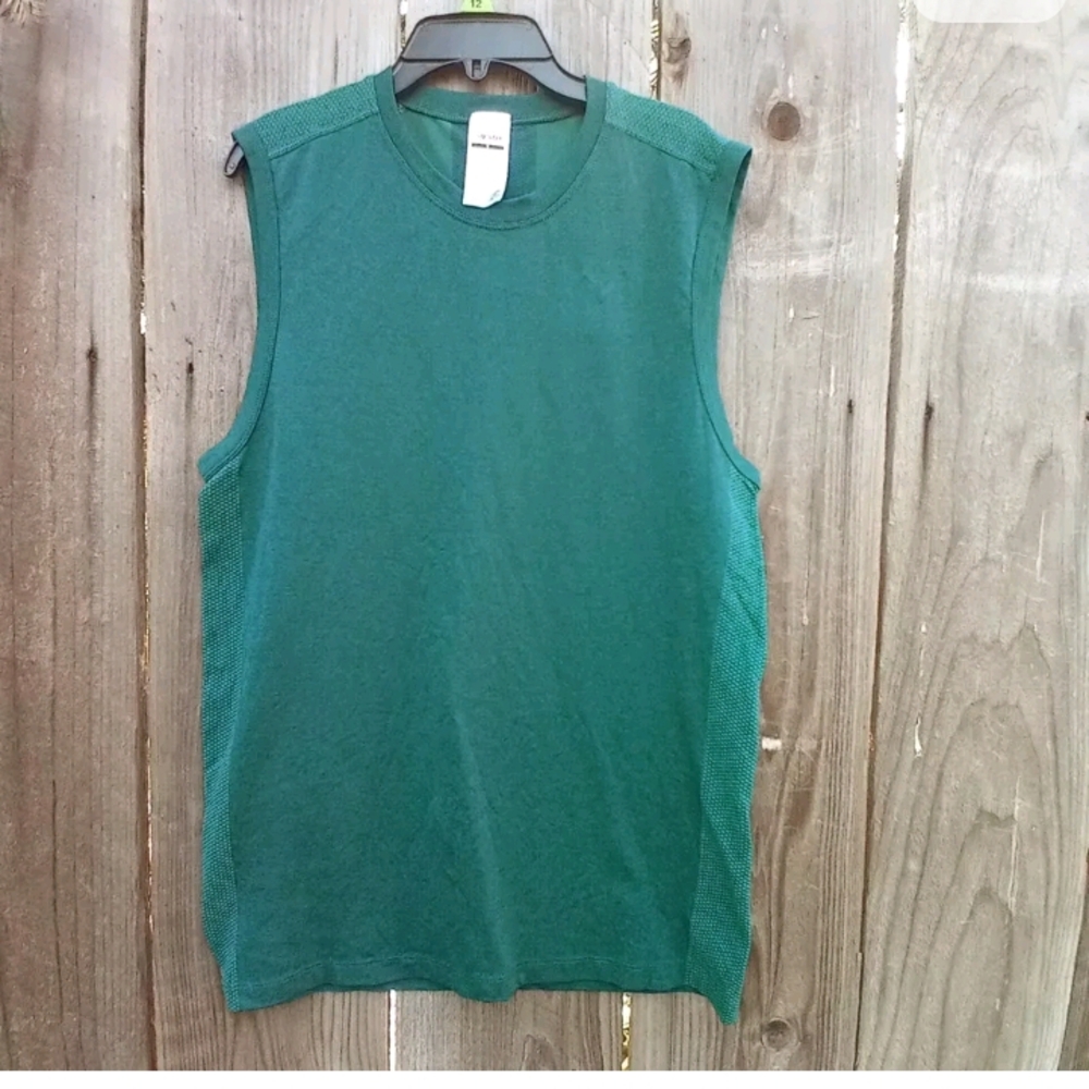 Gymshark Teal High Performance Athletic Wear Unisex S Tank Pullover Stretch